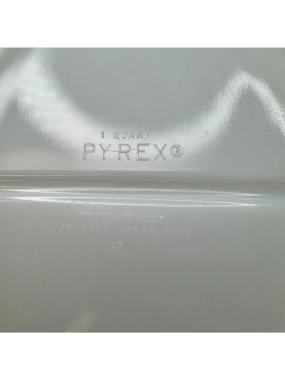 Pyrex Autumn Floral Verde Green Divided Baking Dish Lid 1 Qt MCM #31 USA Vtg 70s - Picture 15 of 16